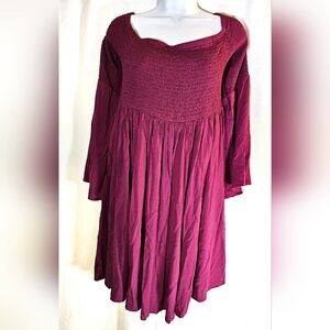 2/$20 Torrid 2 Off Shoulder Smocked Tunic Top